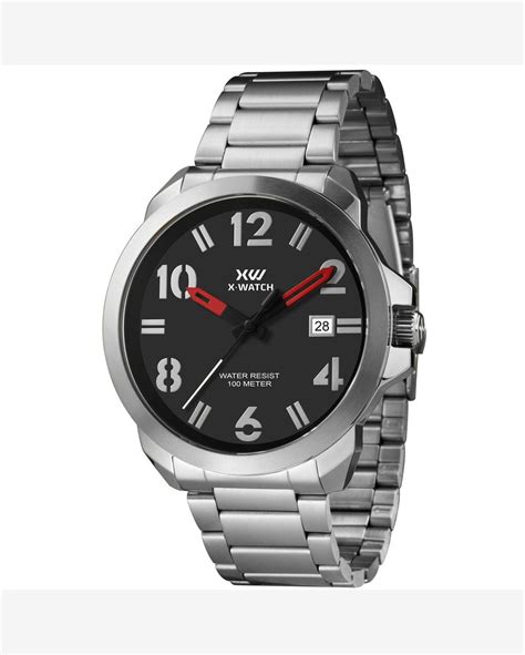 Riachuelo Rel Gio X Watch Masculino Ref Xmss P Sx Esportivo Prateado