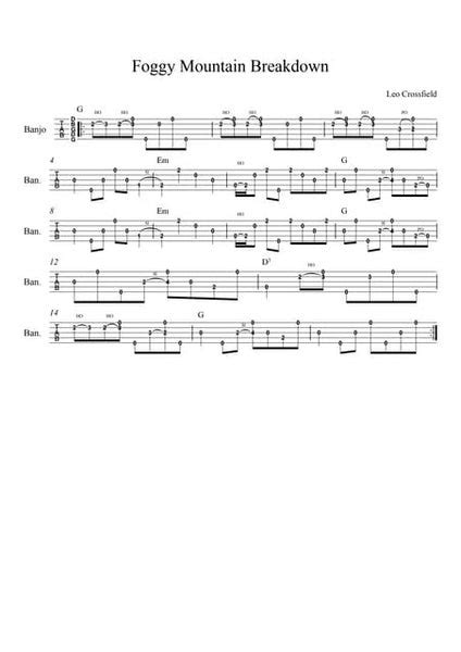 Melodic 5 String Banjo Roll patterns