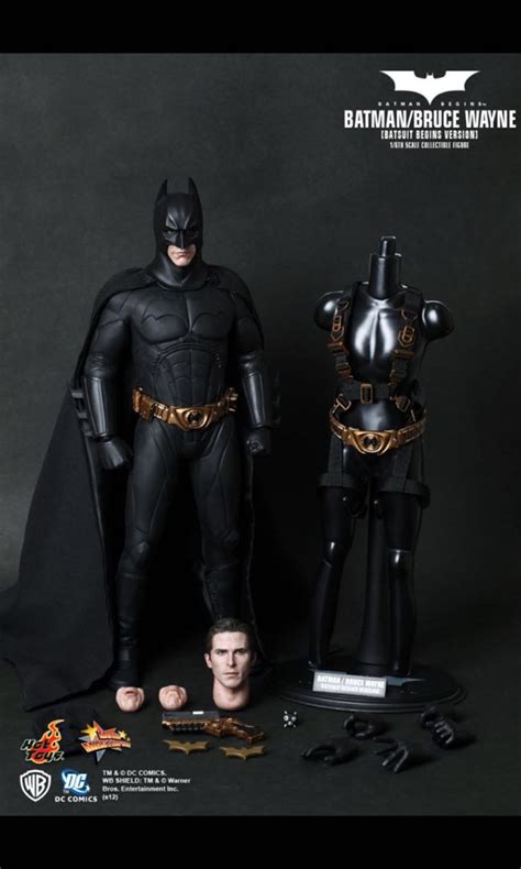 Hot Toys STGCC Exclusive Batman Begins Batman Bruce Wayne Batsuit Begins Version Th