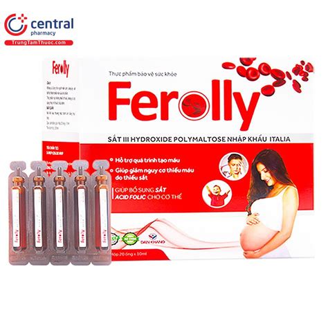 Thuốc Ferolly hỗ trợ điều trị và phòng ngừa thiếu máu do thiếu sắt