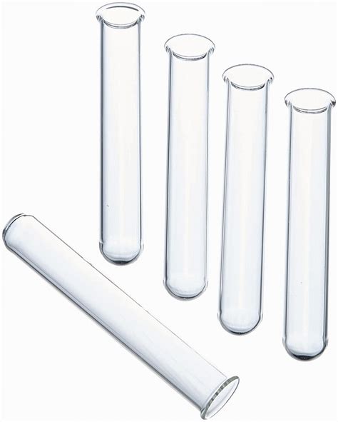 Kimble Glass Test Tubes 125mm X 16mm With Rims