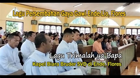 Lagu Persembahan Populer Gaya Gawi Ende Lio FloresKapel Biara Bruder