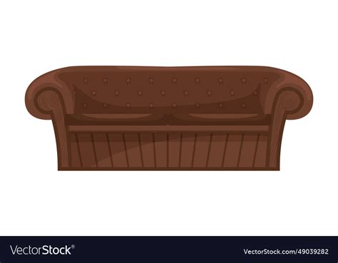 Sofa furniture interior Royalty Free Vector Image