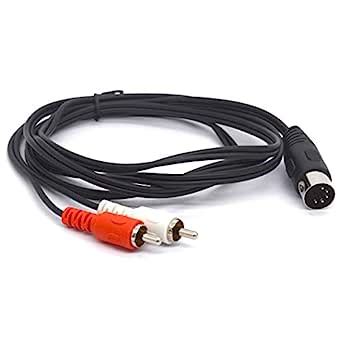 C Ble Audio Midi Vers Rca Broches Din M Le Vers Prises Rca Phono