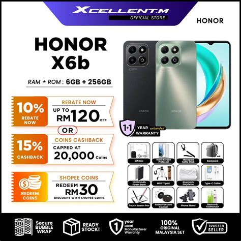 Honor X B Gb Gb Ram Gb Rom Original Honor Malaysia