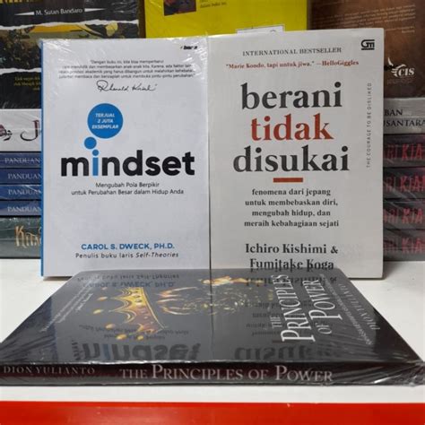 Jual Paket Buku Mindset Berani Tidak Disukai Dan The Principles Of