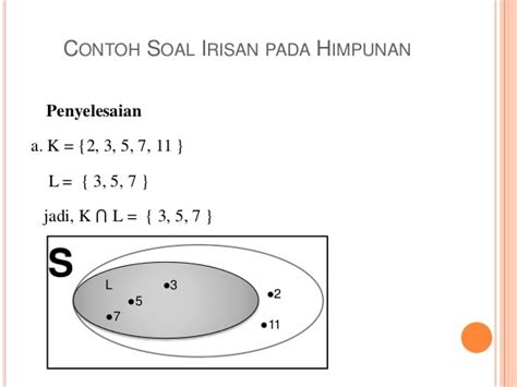 Contoh Soal Irisan Himpunan 55 Koleksi Gambar