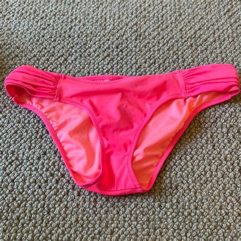 Victoria S Secret Swim Victorias Secret Neon Pink Bikini Bottoms Poshmark