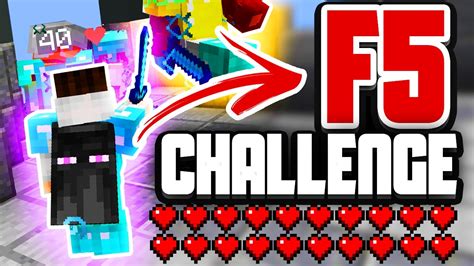 F5 CHALLENGE With DOUBLE HEALTH Minecraft Skywars YouTube