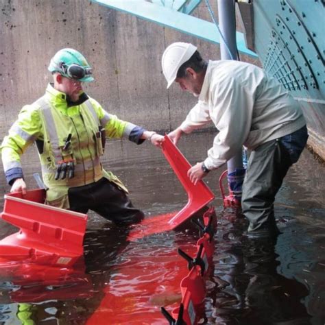 Noaq Boxwall Bw Freistehender Mobiler Hochwasserschutz Hochwasser