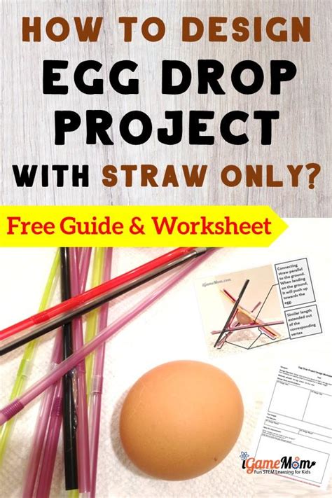 Egg Drop Project With Straws Egg Drop Project With Just Straws and Tape ...