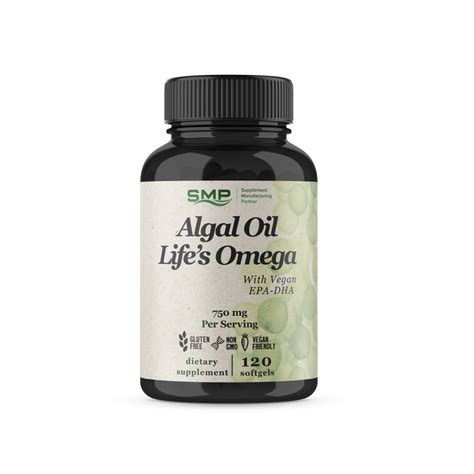 Private Label Algal Oil Lifes Omega Softgels W Vegan Epa Dha Smp