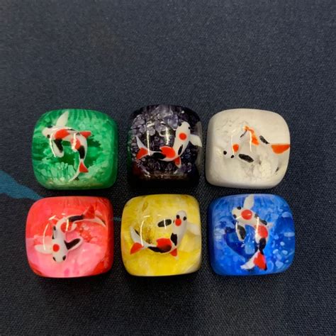 Koi Fisch Resin Keycap Keycaps Kaufen De