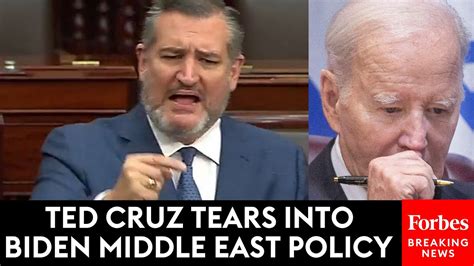 Breaking News Ted Cruz Accuses Biden Admin Of Being Filled With