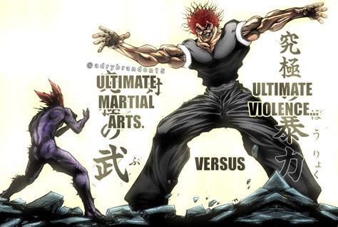 Monster vs Monster, Garou VS Yujiro Hanma colored by me and edit by @thegrapplerbaki on ig : r ...