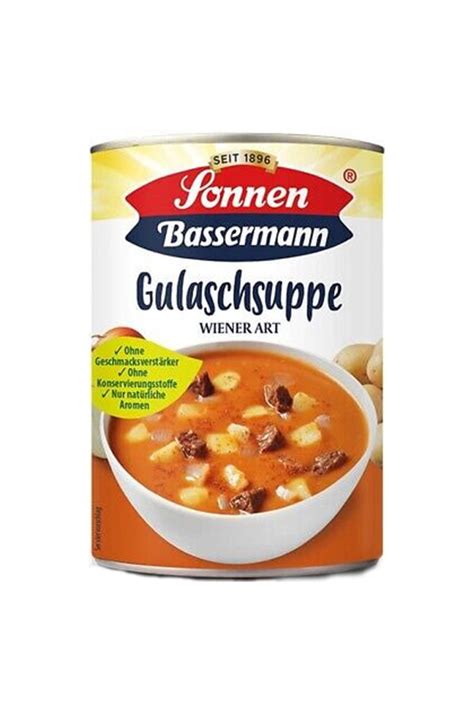 Sonnen Bassermann Gulasch Wiener Art 400 Ml Germany Total Blue