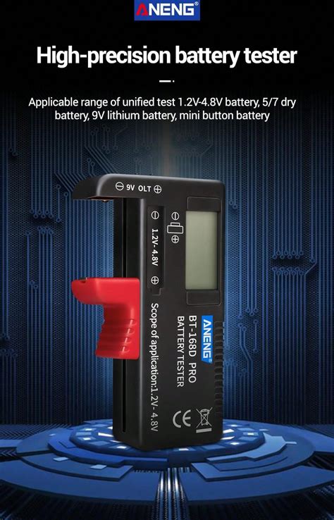 Aneng An Pro Digitaler Tester F R Lithium Batterie Kapazit T