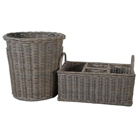 Restoration Hardware Rutherford Ash Waste Basket and Changing Table
