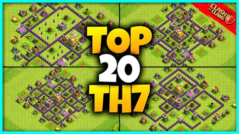 New Best Th7 Base War Trophy Base Link 2023 Top20 Clash Of Clans Town Hall 7 Farm Base Youtube