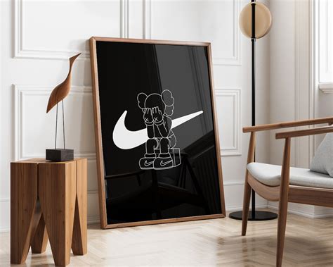 KAWS Poster Set Of 3 Printables Minimalist Hypebeast Kaws Figure