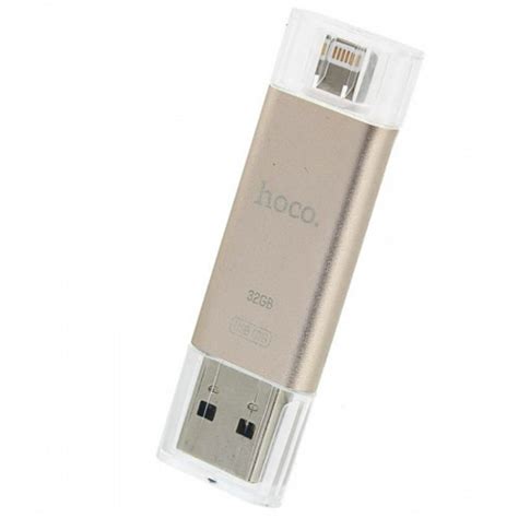 Флешка для iPhone/iPad USB/lightning MFI Hoco UD2 32GB – фото, отзывы ...