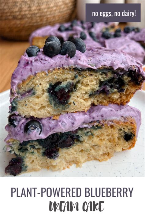 Plant-Powered Blueberry Dream Cake - Upbeet & Kaleing It