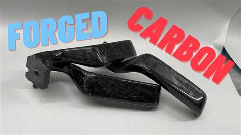 First Forged Carbon Fiber Part OBS Door Handle YouTube