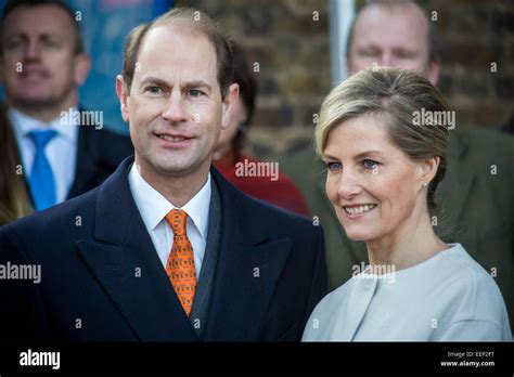 London Uk 20th Jan 2015 The Earl And Countess Of Wessex Attend An Engagement In Support Of