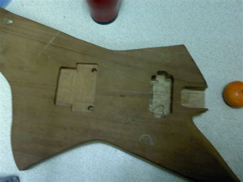 My Project Guitar Routing Out Floyd Rose