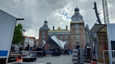 Muziekfeest Op Het Plein In Opbouw Op Grote Markt In Goes Al Het