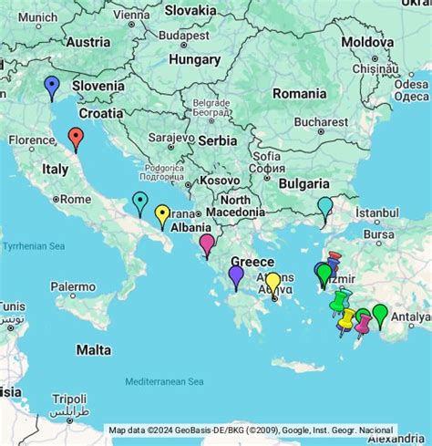 Map Of Turkey And Greece – Map Of The Usa With State Names