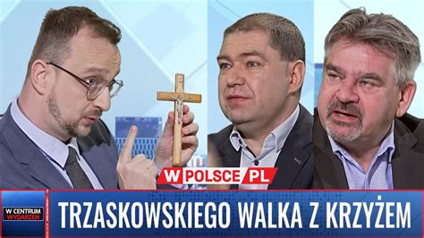 GORĄCA DYSKUSJA O KRZYŻU Piotr Szumlewicz i Dariusz Matuszak