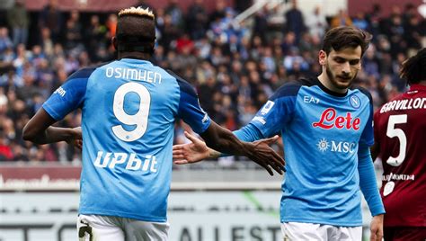 Napoli Osimhen Kvaratskhelia Coppia Da Pallone Doro De Laurentiis