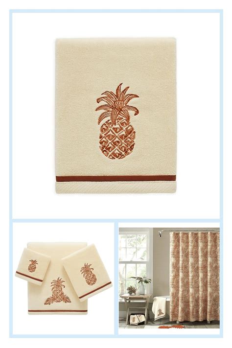 Tommy Bahama Batik Pineapple Raw Sienna Fingertip Towel Fingertip Towels Decorative Towels