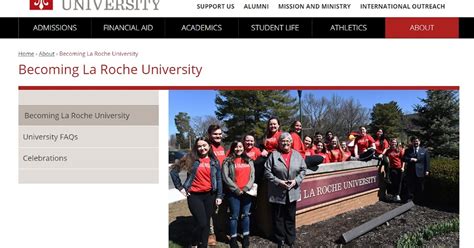 College History Garden: La Roche College Becomes La Roche University