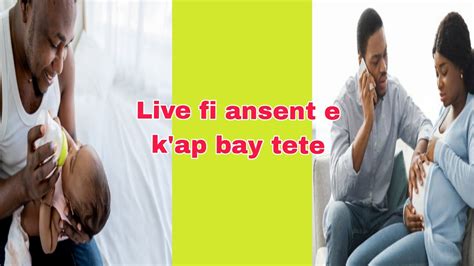 Fanm Ansent Fi Kap Bay Tete Bebe Vomi Apiye Bebe Chita Doul Fanm