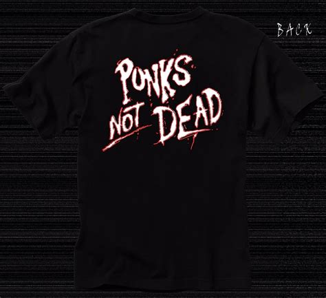 The Exploited Punks Not Dead Iv Scottish Punk Rock Band T Shirt