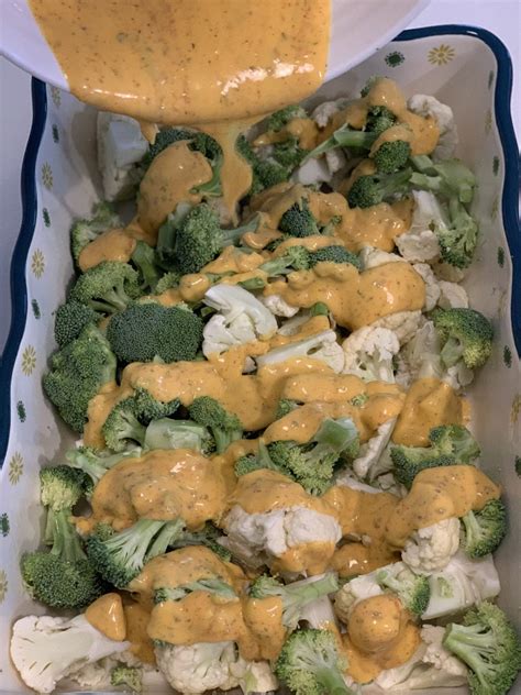 Easy Cheesy Broccoli And Cauliflower Bake Pound Dropper