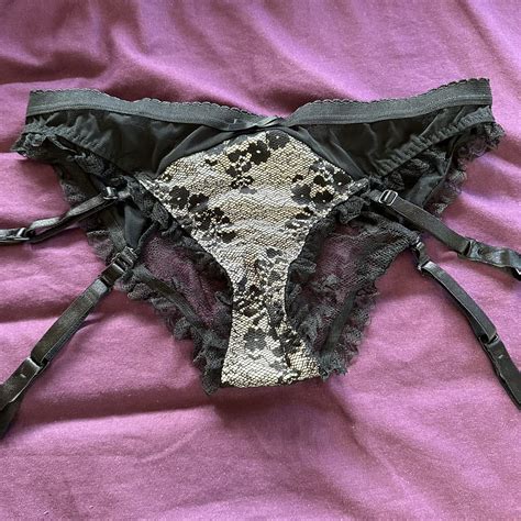 Ann Summers Women S Black Panties Depop