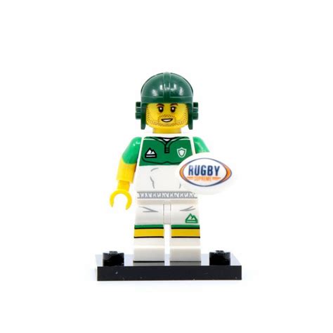 Minifigure Lego Series Rugby Player Super Briques