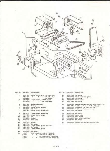 Janome Mylock 234 Sewing Machine Service Manual