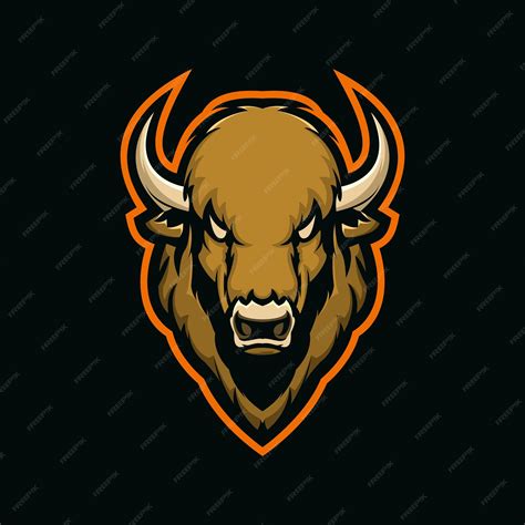 Premium Vector | Buffalo logo vector