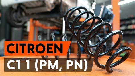 How To Change Rear Springs Rear Coil Springs On Citroen C Pm Pn