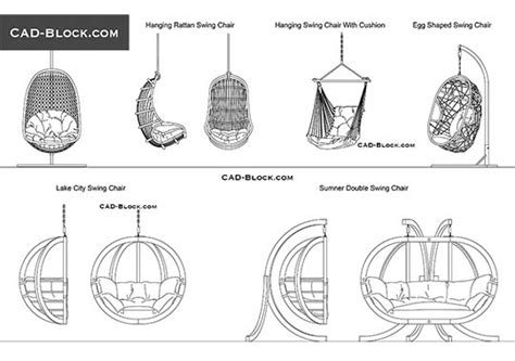 Outdoor Furniture Cad Blocks Free