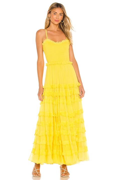 Majorelle Mimi Maxi Dress In Yellow Revolve