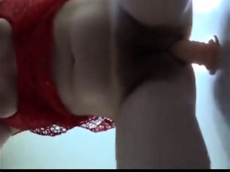 Woman Fucks Herself With Assembled Dildo At The Fridge