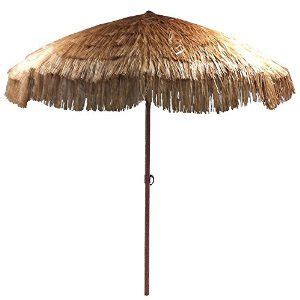 Easygo Thatch Patio Tiki Umbrella Tropical Palapa Raffia Tiki Hut