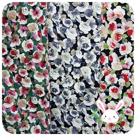 Jual Kain Katun Jepang Japan Design Tokai Lebar 150cm Floral D Shopee