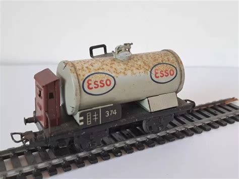 Alter M Rklin H Esso Kesselwagen G Terwagen Antike Gealtert Patiniert