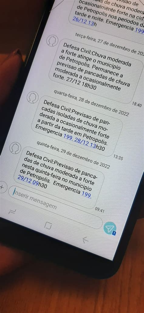 Só 14 Da População De Petrópolis Se Cadastrou Para Receber Alertas De